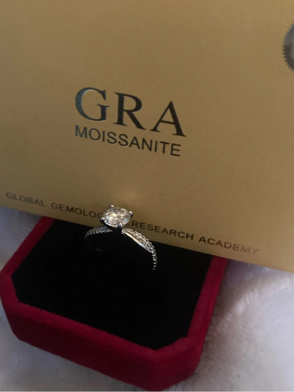 Infinity Band Moissanite Ring: A Circle of Light, A Promise of Forever!